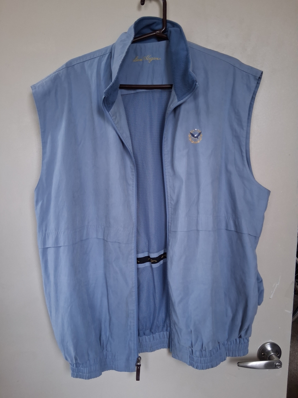 Hogan Light Blue Men's Sleeveless Vest